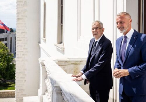 Raši prijal rakúskeho prezidenta Alexandra Van der Bellena, témou bola aj cezhraničná spolupráca- FOTO