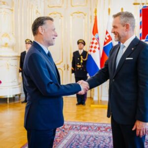 Pellegrini prijal predsedu chorvátskeho parlamentu, hovorili o rozširovaní EÚ aj energetike