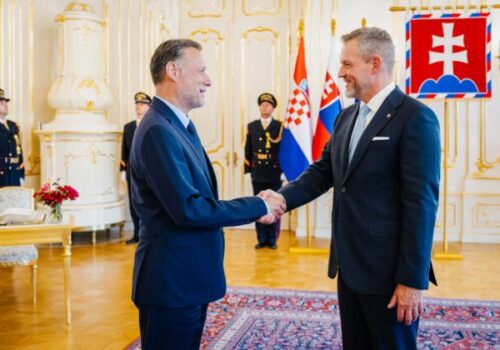 Pellegrini prijal predsedu chorvátskeho parlamentu, hovorili o rozširovaní EÚ aj energetike