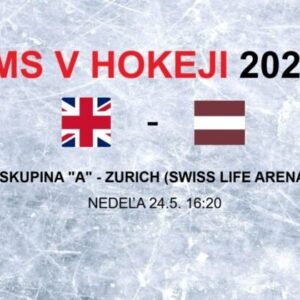 ONLINE – Výsledok MS v hokeji 2026: zápas Veľká Británia – Lotyšsko / VIDEO, FOTO