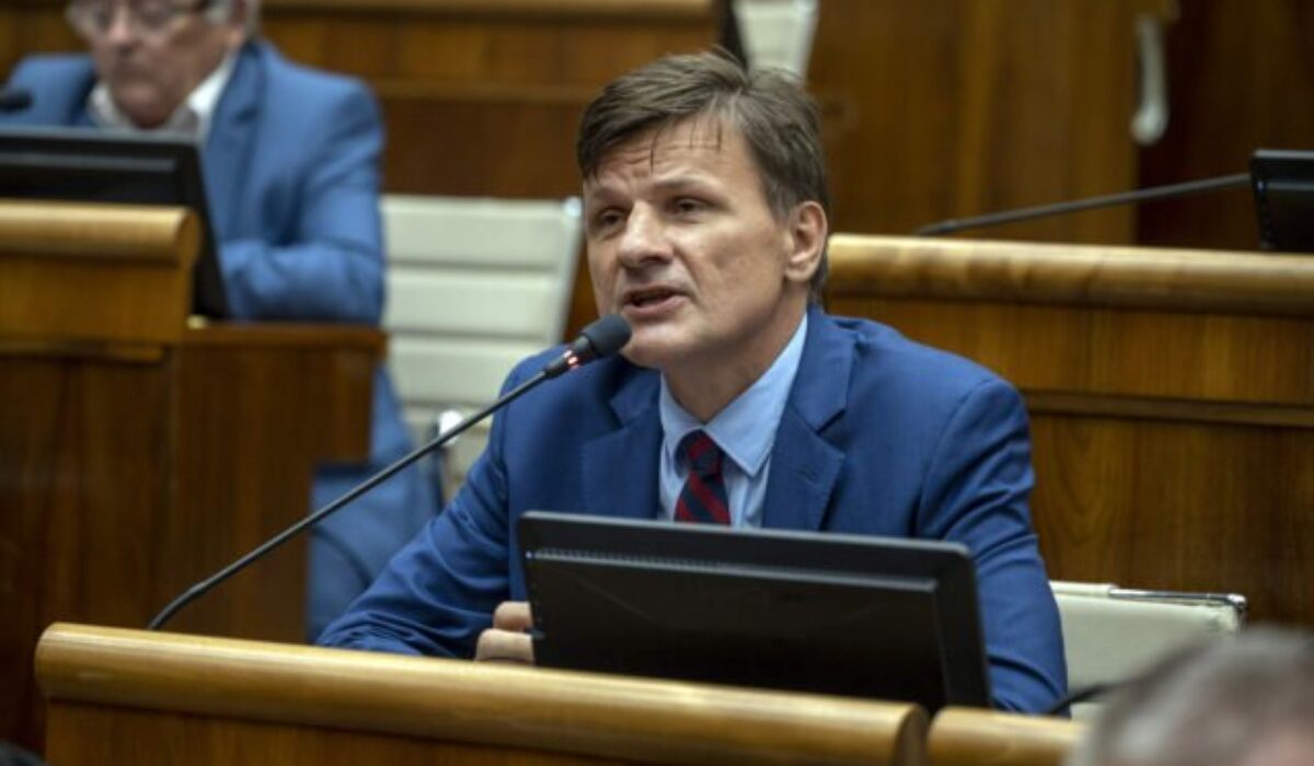 Smer reaguje na Hlinovu „urážlivú“ nášivku, Gašpar ho vykázal zo sály a poslanci označili za „veľké decko“ – VIDEO
