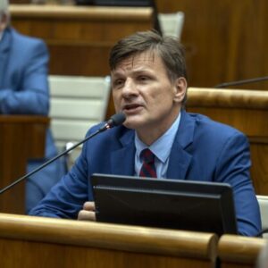 Smer reaguje na Hlinovu „urážlivú“ nášivku, Gašpar ho vykázal zo sály a poslanci označili za „veľké decko“ – VIDEO
