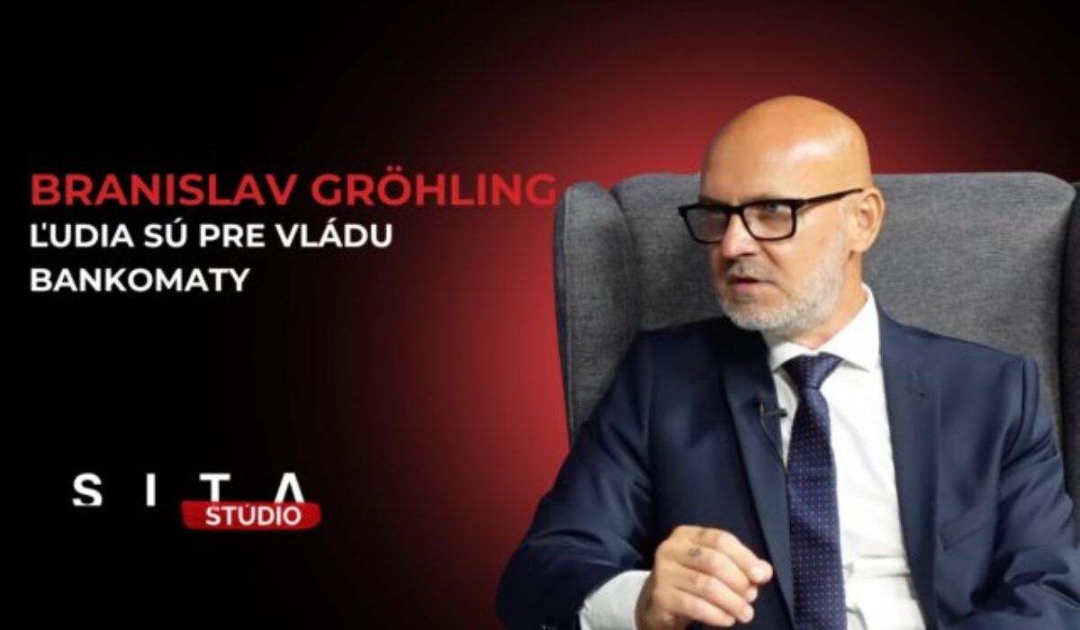 Branislav Gröhling (SaS): Vládna koalícia s Ficom na čele si robí z ľudí bankomaty – ROZHOVOR
