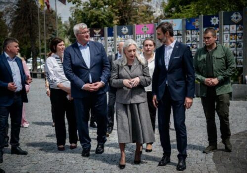 Šéf slovenskej diplomacie Blanár zavítal na Ukrajinu, stretol sa so Sybihom – FOTO