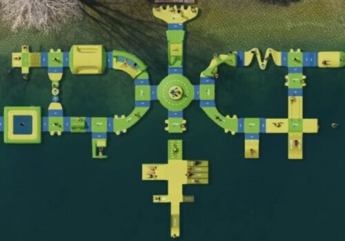 Obľúbené jazero v Petržalke čaká veľká novinka, na Draždiaku vyrastie bezplatný vodný park. Naraz pojme až 130 ľudí – FOTO