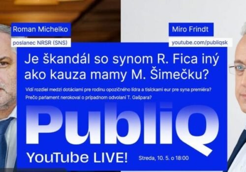 Je škandál so synom Roberta Fica iný ako kauza mamy Michala Šimečku? – živý rozhovor PubliQ