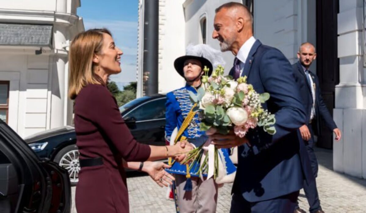 Top foto dňa (12. jún 2026): Predsedníčka EP na Slovensku, mláďa hrošíka, MS vo futbale a počasie