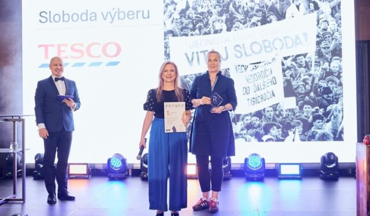 SABRE Awards, Prokop a nominácia Via Bona: Kampaň Tesca k 17. novembru oceňujú odborníci u nás aj vo svete