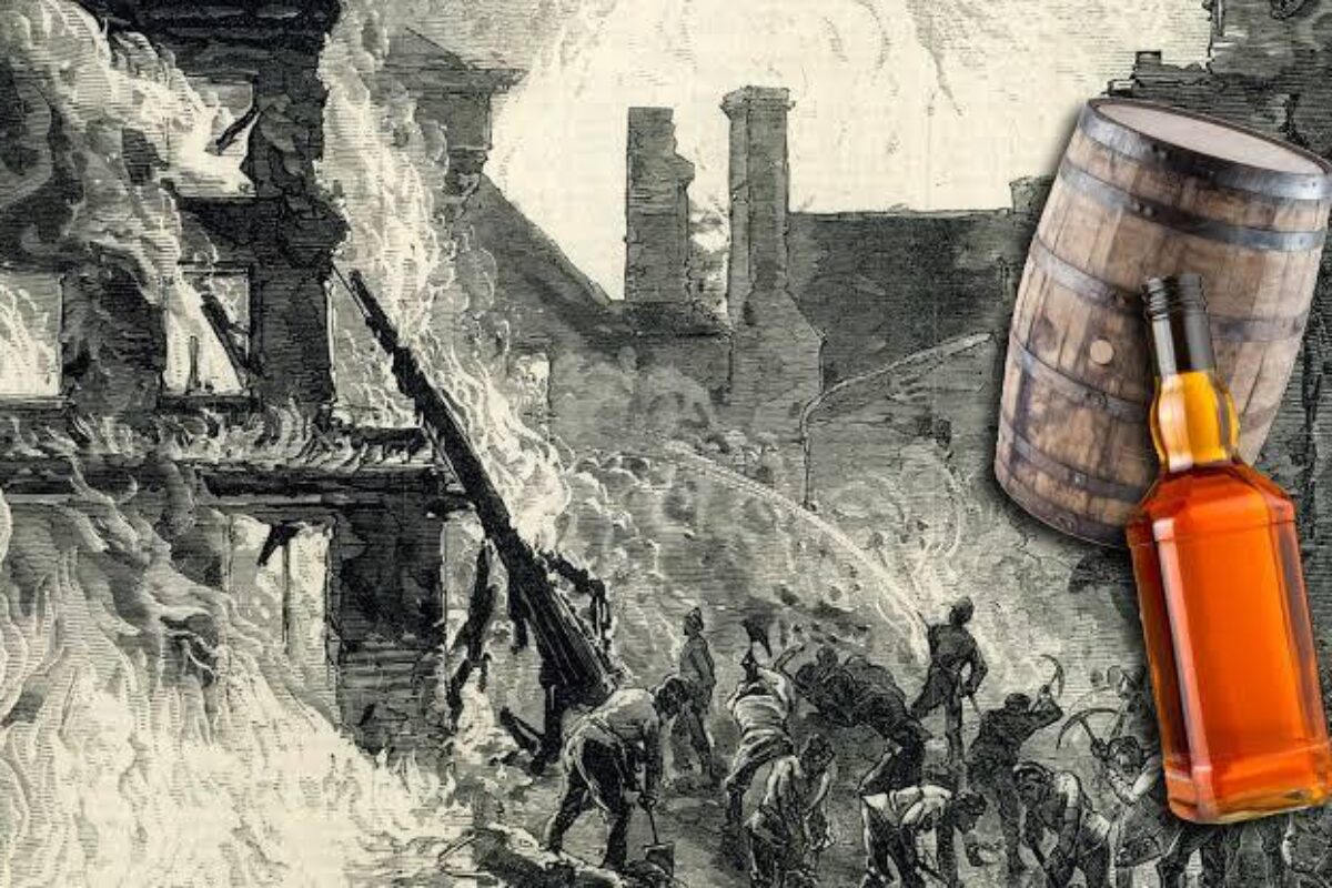 Keď horel Dublin: Najbizarnejší požiar v dejinách zabil ľudí len preto, že sa chceli opiť zadarmo
