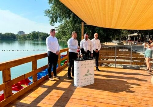 Petržalka už vlastní väčšinu pozemkov v okolí štrkoviska Veľký Draždiak, Takáč ocenil prístup mestskej časti – VIDEO, FOTO