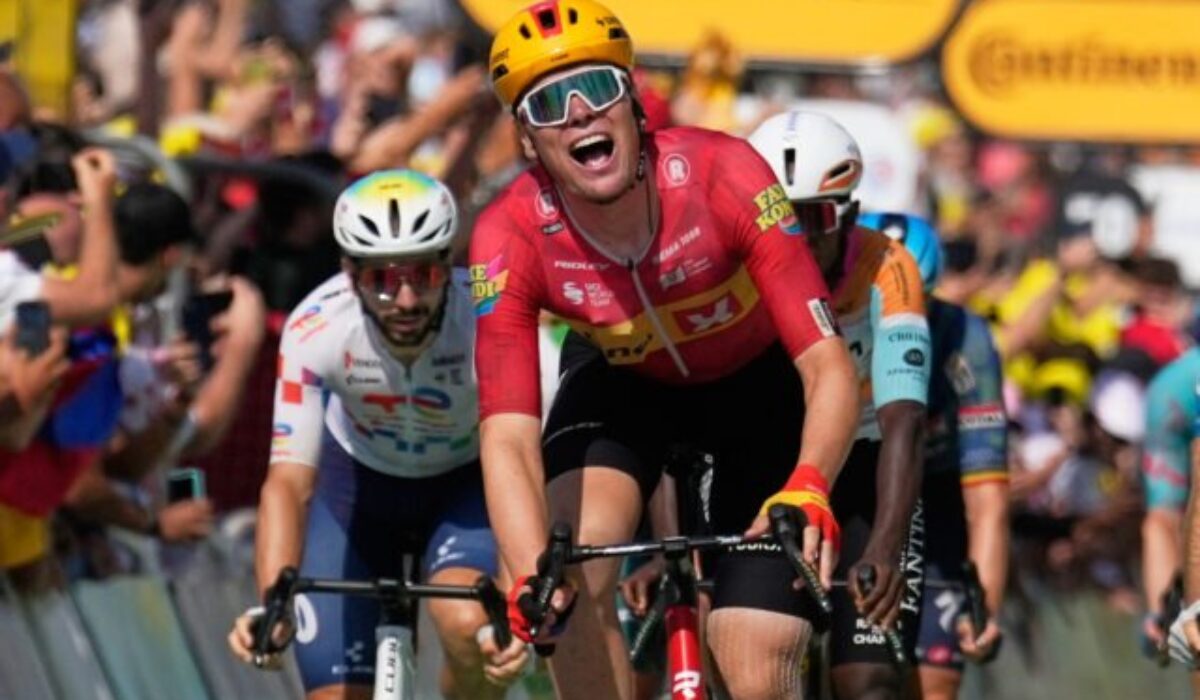 Inšpiroval ho Cavendish. Waerenskjold vyhral najrýchlejšiu etapu v histórii Tour de France