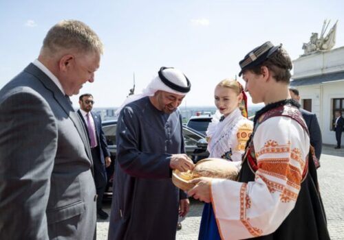 Prezident Spojených arabských emirátov rokoval s premiérom Ficom o hospodárskej spolupráci